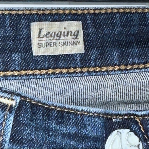 AG Legging Super Skinny Blue Jeans 25R Y2K - Picture 15 of 15